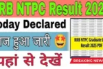 RRB NTPC Result 2025