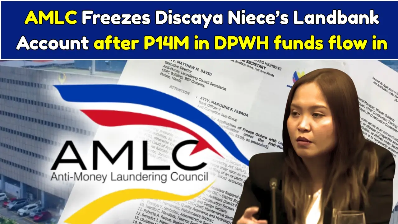 AMLC Freeze Landmark Account